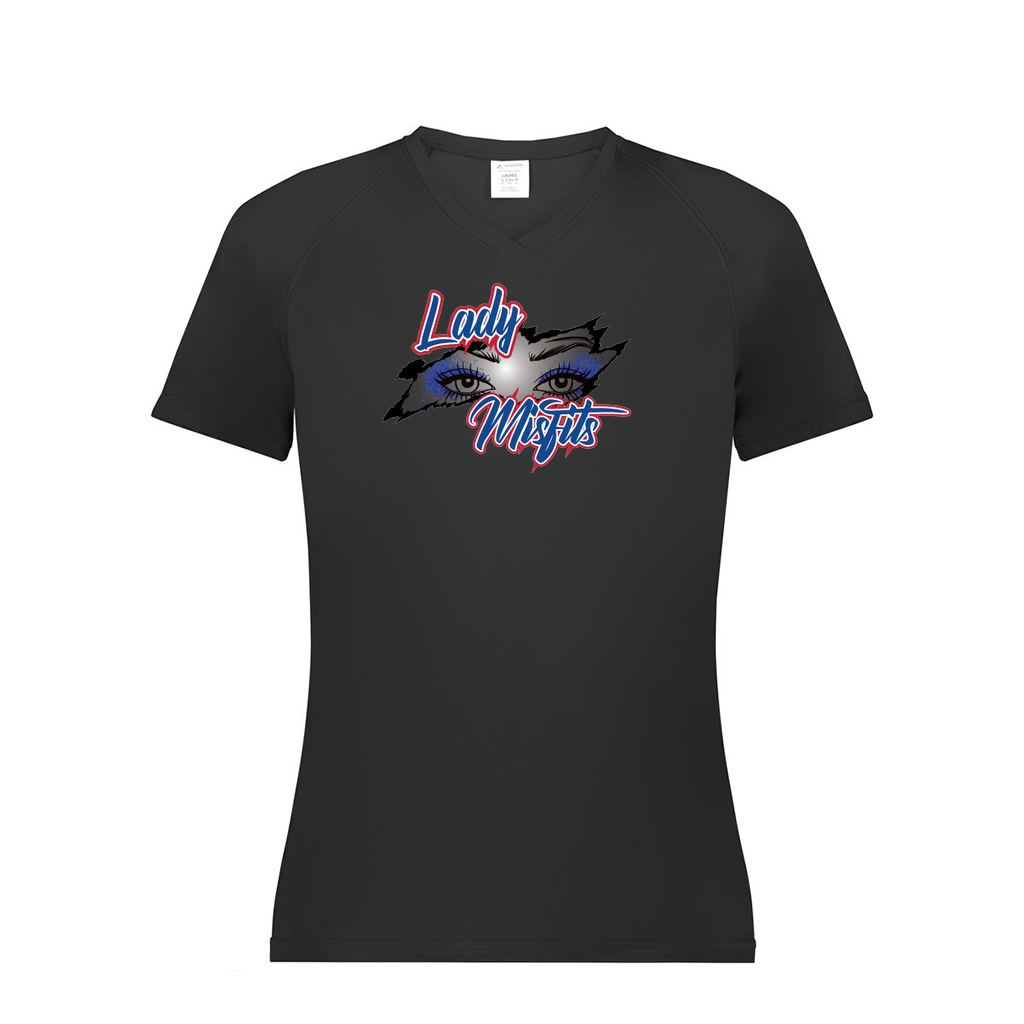 Ladies Smooth Sport V-Neck T-Shirt