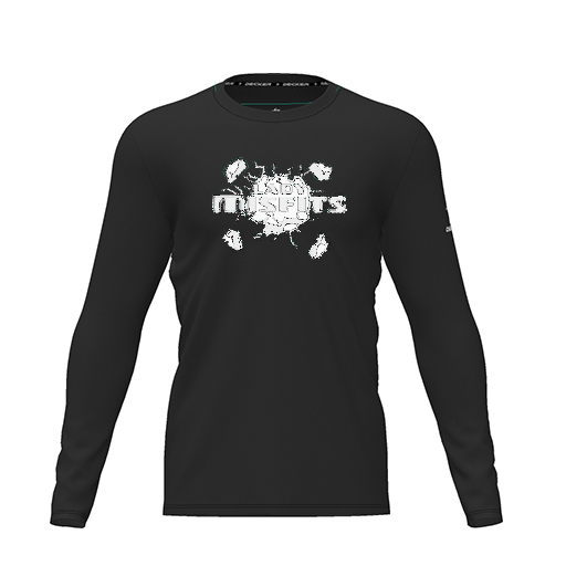 [CUS-DRIF-TEES-PER-CNK-LSL-BLK-YXS-LOGO3] Dri Fit Performance T-Shirt (Youth XS, Black, Logo 3, Long Sleeve)
