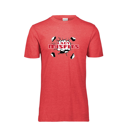 [FTSCUBRD-AS-LOGO3] Decker Men's Tri-Blend T-Shirt - Short Sleeve (Adult S, Red, Logo 3)