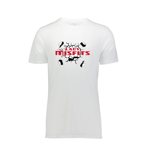 [FTSCUBWH-YS-LOGO3] Decker Youth Tri-Blend T-Shirt - Short Sleeve (Youth S, White, Logo 3)