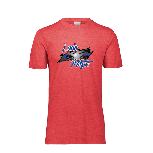 [FTSCUBRD-YS-LOGO1] Decker Youth Tri-Blend T-Shirt - Short Sleeve (Youth S, Red, Logo 1)