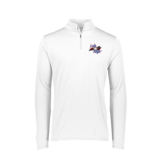 [FTLQFLWH-FAXS-LOGO2] Decker Women's Flex-Lite 1/4 Zip Shirt (Female Adult XS, White, Logo 2)