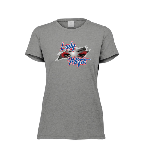 [FTSCUBGY-FAXS-LOGO2] Decker Women's Tri-Blend T-Shirt - Short Sleeve (Female Adult XS, Gray, Logo 2)