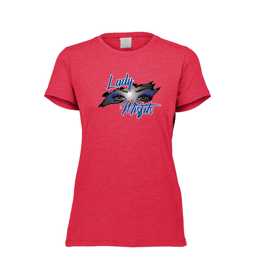 [FTSCUBRD-FAXS-LOGO1] Decker Women's Tri-Blend T-Shirt - Short Sleeve (Female Adult XS, Red, Logo 1)