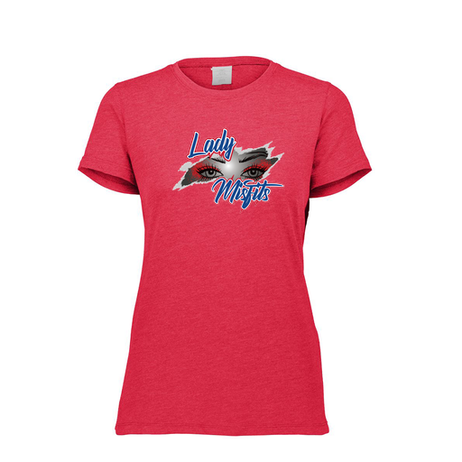 [FTSCUBRD-FAXS-LOGO2] Decker Women's Tri-Blend T-Shirt - Short Sleeve (Female Adult XS, Red, Logo 2)
