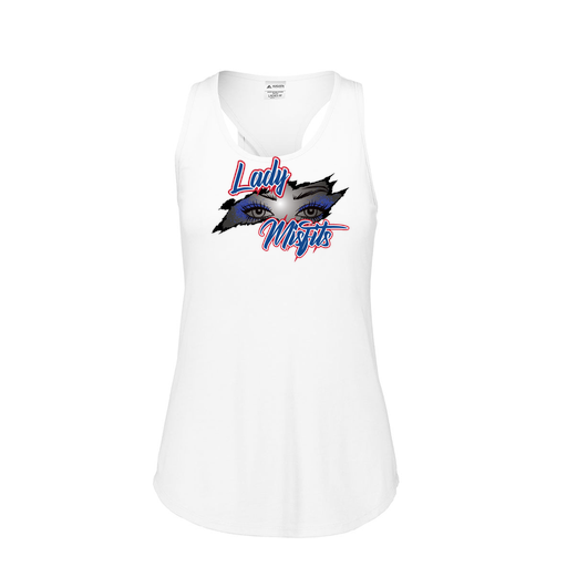 [3078.005.S-LOGO1] Ladies Tri Blend Tank Top (Female Adult S, White, Logo 1)