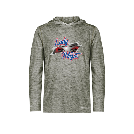 [FOLHCGGY-YS-LOGO2] Decker Youth Charge Hoodie (Youth S, Gray, Logo 2)