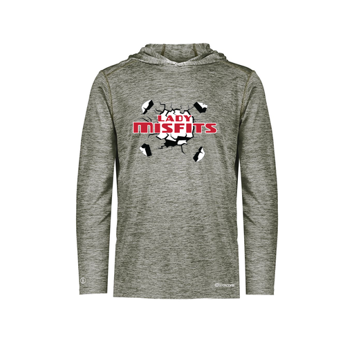 [FOLHCGGY-YS-LOGO3] Decker Youth Charge Hoodie (Youth S, Gray, Logo 3)