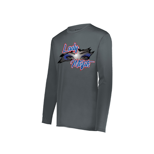 [222822.059.XS-LOGO1] Men's LS Smooth Sport Shirt (Adult XS, Gray, Logo 1)