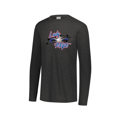 [FTLCUBBK-AXS-LOGO1] Decker Men's Tri-Blend T-Shirt - Long Sleeve (Adult XS, Black, Logo 1)