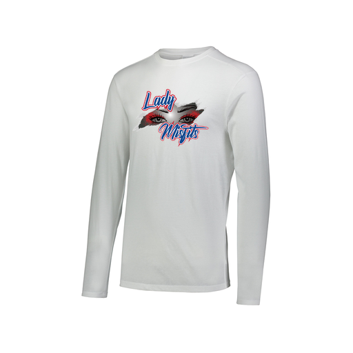 [FTLCUBWH-AXS-LOGO2] Decker Men's Tri-Blend T-Shirt - Long Sleeve (Adult XS, White, Logo 2)