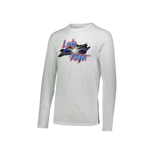 [FTLCUBWH-YS-LOGO1] Decker Youth Tri-Blend T-Shirt - Long Sleeve (Youth S, White, Logo 1)