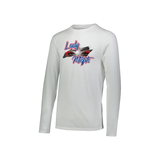 [FTLCUBWH-YS-LOGO2] Decker Youth Tri-Blend T-Shirt - Long Sleeve (Youth S, White, Logo 2)