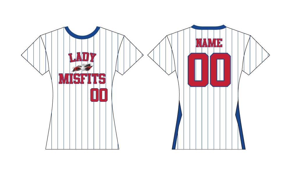 Central Missouri Lady Misfits - Pinstripe Jersey