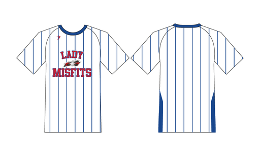 *COACH ONLY* Central Missouri Lady Misfits - Male Coaches Pinstripe Jersey