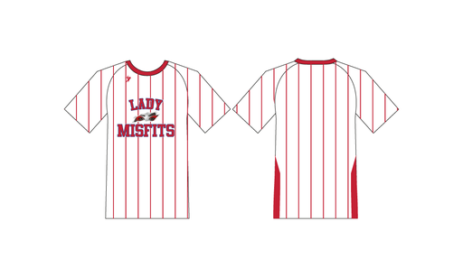 *COACH ONLY* Central Missouri Lady Misfits - Male Coaches Red Pinstripe Jersey
