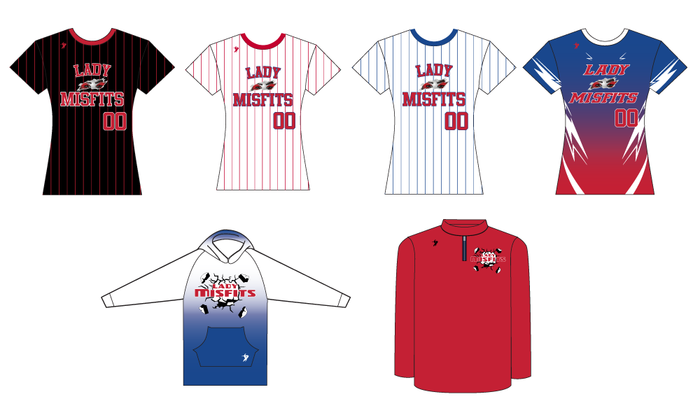 Central Missouri Lady Misfits - New Player Package (Tops Only)