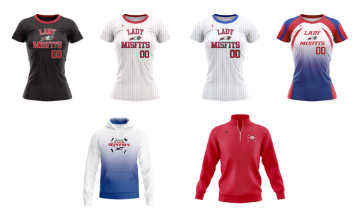 Central Missouri Lady Misfits - New Player Package (Tops Only)