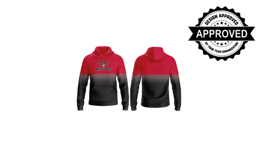 Central Missouri Lady Misfits - Red to Black Coach Hoodie